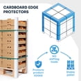 thumbnail image 4 of Esquinas de cartón para embalaje ESK Packaging de 2 x 2 x 30 cm, paquete de 50, 4 of 6