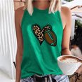 thumbnail image 2 of Birdeem Womens Summer Baseball Printed Sleeveless Round Neck Tank Top Round Neck Tank Top, 2 of 12