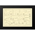 thumbnail image 2 of Bien 18x13 Black Modern Framed Museum Art Print Titled - Plan Section of Batteries In Virginia - Bien 1895, 2 of 5