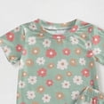 thumbnail image 4 of Taybagh Baby Girl Outfits 12 Month Girl Floral Clothes T Shirts Shorts Holiday Outfit Short Sleeve Trendy Clothes Sets, 4 of 5