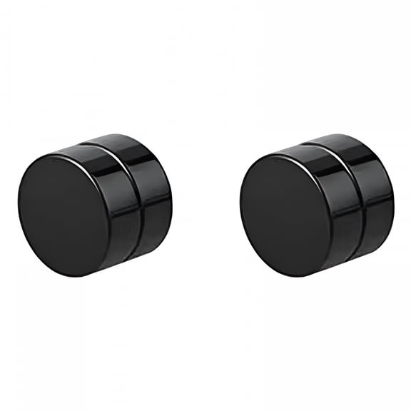 DESIGNICE 1 Pair Magnet Round Clip on Magnetic Ear Stud Earrings No Piercing Men Women