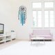 thumbnail image 3 of Ventas promocionales Atrapasueños para niños, Atrapasueños azul mapache Decoraciones colgantes de pared hechas a mano para el dormitorio de la habitación de los niños, 3 of 5