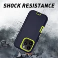 thumbnail image 6 of Armor Box Shockproof Defender Phone Case for IPhone 16 15 14 13 12 11 Pro Max Plus 16e Mini Back Clip Hard Protect Cover, 6 of 24
