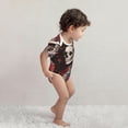 thumbnail image 2 of Kdxio Geisha Skeleton With Flowers Pattern Unisex Baby Cotton Short Sleeve Bodysuits-18 Months, 2 of 5