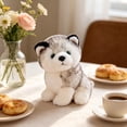 thumbnail image 3 of Husky Plush Toy 7.9 Inch Soft Cotton Stuffed Husky Dog Doll Cute Wolf Plushie Gift for Kids Dog Lovers Removable Washable, 3 of 6