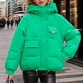 thumbnail image 3 of Women's Warm Winter Jacket with Hood Stylish Quilted Coat for Cold, 3 of 5