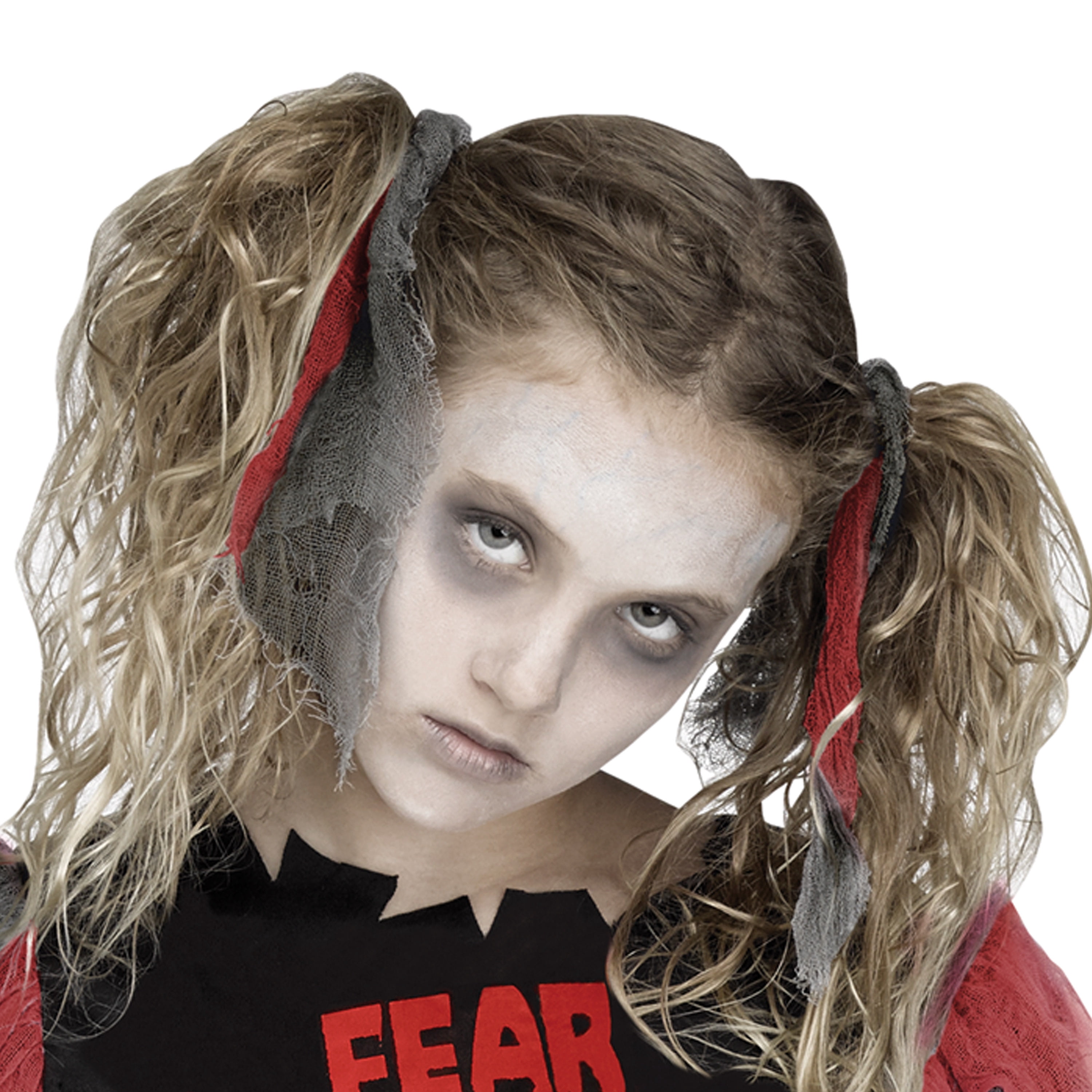 Zombie Fear Leader Halloween Costume for Children, Girl's Size XL (14/16), by Way to Celebrate