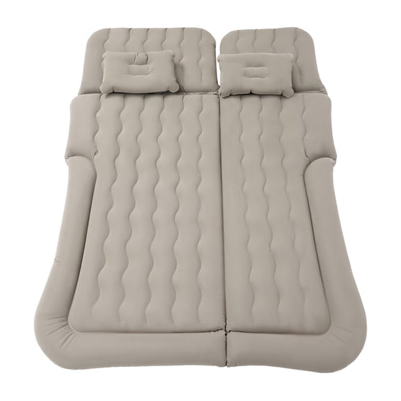 Car Air Mattress SUV Truck Bed Air Mattress 5.5 ft with Air Pump & Pillow Storage Bag Inflatable Flocking Air Mattresses for Camping Travel (Gray)