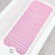 thumbnail image 3 of Bathtub and Shower Mats, Extra Long Non-Slip Bath Mat 39 x 16 Inch, Suction Cups & Drain Holes for Bathroom, Pink, 3 of 5
