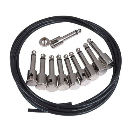 George L's Effects Kit (Black Cable, Nickle Right Angle Plugs)