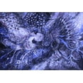 thumbnail image 1 of Ahgly Company Machine Washable Indoor Rectangle Oriental Blue Industrial Area Rugs, 8' x 10', 1 of 4