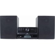 Philco Stereo Shelf Systems Tray Loading CD Player with FM Radio, Bluetooth Streaming, Black Remote | LCD Display | 3.5mm Headphone Jack | MP3 & Aux
