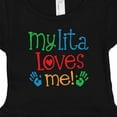 thumbnail image 4 of Inktastic My Lita Loves Me Grandchild Girls Baby Dress, 4 of 5