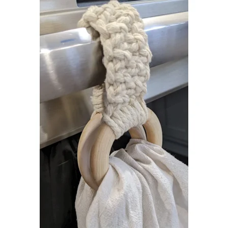 Macrame Towel Holder