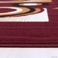 thumbnail image 7 of Allstar Burgundy Area Rug. Contemporary. Abstract. Traditional. Formal. Shapes. Spirals. Circles (5' 2" x 7' 1"), 7 of 7