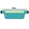 thumbnail image 2 of Ultra Slim No-Bounce Lightweight Fanny Pack, Water Resistant, for Gym Workouts, Travel, 2 of 5