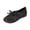 Black, variant on IEMIEMIEM Women's Vintage Distressed Bow Tie Flats Casual Slip On Loafers Comfortable Soft Sole Walking Shoes Brown 8.5 Wide