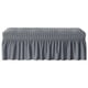 thumbnail image 1 of Funda elástica para banco de piano, funda para silla, funda para banco de comedor para sala de estar. gris, 1 of 8