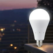 JahyElec Rechargeable Emergency Light Bulb 4 Pack for Power Outage Battery Operated Bulb
