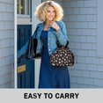 thumbnail image 6 of Pioneer Flower Floral Print Pattern Drawstring Lunch Bag Women - Drawstring Lunch Bag Insulated for Work Office - Stain-Resistant Large Lunchbags for Women with Multi-Pockets, 6 of 6