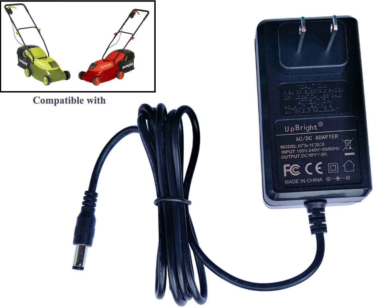 AC/DC Adapter For Neuton CE5 CE54 Cordless Electric Lawn Mower