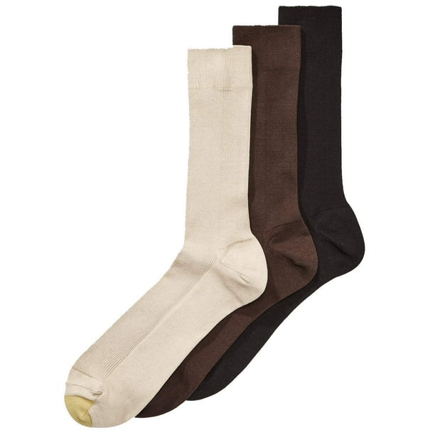 GOLDTOE Gold Toe Mens 3 Pack Dress Socks