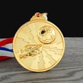 thumbnail image 1 of Medalla De Fútbol Medallas de competición Colección Medalla conmemorativa Útiles escolares (Oro), 1 of 6