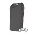 thumbnail image 2 of Gildan - Ultra Cotton® Tank Top - 2200 - 3 Pack - Multi-Pack - Charcoal - Size: S, 2 of 3