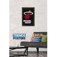 thumbnail image 2 of NBA Miami Heat - Logo 14 Wall Poster, 14.725" x 22.375", Framed, 2 of 5