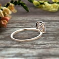 thumbnail image 6 of 1.00 carat Classic Oval Moissanite Diamond Solitaire Engagement Ring on 10k Rose Gold, 6 of 6