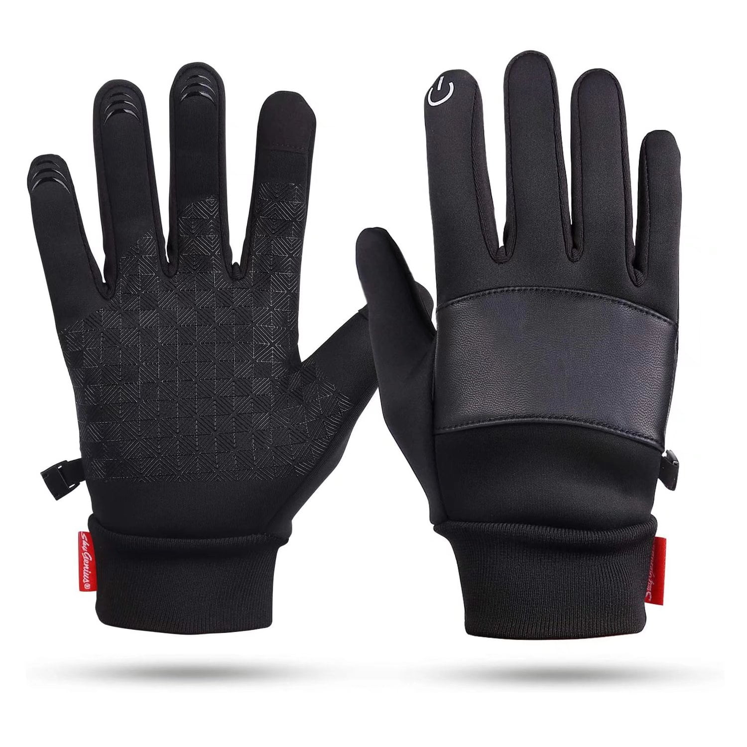 SkyGenius Winter Thermal Gloves Touch Screen Cycling Gloves Anti Slip