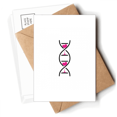 thumbnail image 1 of Hourglass Love Double Helix Gene Postcards Envelopes Blank Note Cards Mailing, 1 of 4