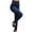 Dark Blue, variant on Xysaqa Denim Look Stretchy Jeggings for Women Skinny Jean Imitation Women Stretch High Waist Tummy-Control Cotton Leggings for Women Trendy