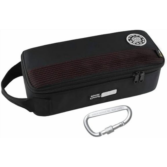 Rough Enough Small Tool Bag Pouch Portable Tool Box EDC Organizer with Handle, 12 Inch, Cordura, Padded Water Resistant Base, Black$$Tools