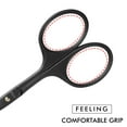 LIVINGO Nose Hair Scissors Curved Safety Rounded Tip Stainless Steel