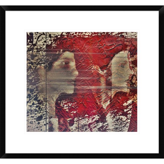 Global Gallery Dalibor Davidovic 'Shadows (splitting)' Framed Wall Art