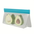 thumbnail image 4 of LOVEVER Sacs de Rangement Alimentaires en Silicone Réutilisables Sacs de Congélation Réutilisables - Étanches pour Pique-Niques et Activités Extérieures pour Voyages et Maisons de Jardin, 4 of 7