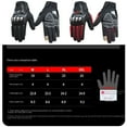 thumbnail image 6 of Motorcycle Gloves for Men, Full Finger Touchscreen Motorbike Gloves with Stainless Steel Protective fist shell for BMX ATV MTB Riding, Road Racing, Cycling, Motocross, 6 of 10