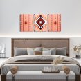 thumbnail image 4 of Hieng Western Bull Skull Wall Painting Posters and Prints Southwestern Aztec Picture Wall Decor Boys Girls Boho Tribal Canvas Wall Hieng for Living Room Bedroom Ethnic Bohemian, 4 of 6