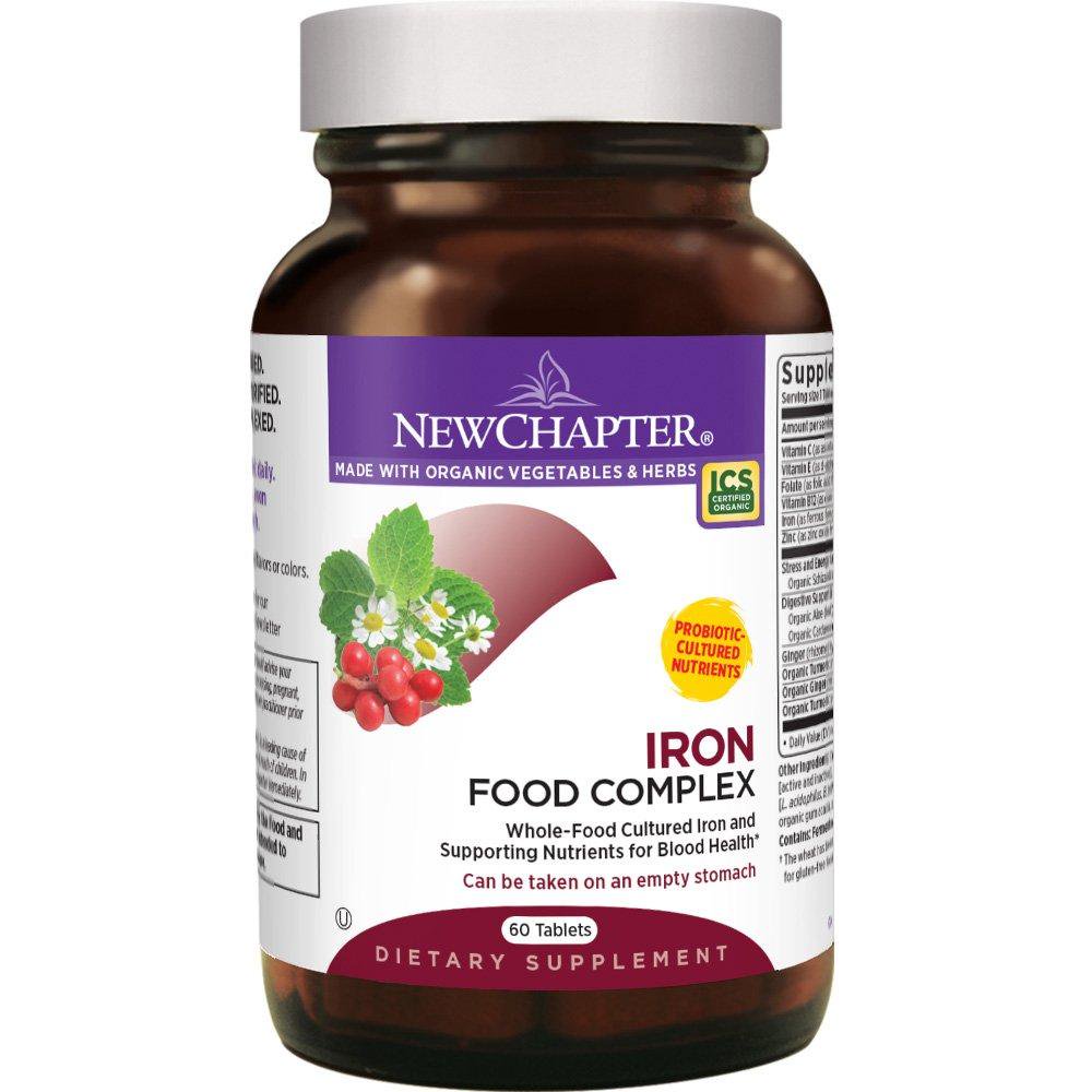 Iron Supplement Iron Food Complex with Organic Whole Food Ingredients