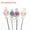 Silver (Random Pick), variant on MATROOY 1PC Natural Fluorite Pineapple Carved Hairpin Crystal Quartz Reiki Random Pick-Silver (Random Pick)