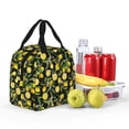 thumbnail image 4 of Pofeuu Lemon Fruits Flowers Leaves Print Lunch Bag Lunch Box Large Capacity Insulated Lunch Bag for Adult, Leakproof Reusable Lunch Tote Bags for Work, 4 of 5