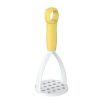 Manual Potato Masher Fruit Vegetable Tool Mini Non Stick Kitchen Utensil for Smooth Puree