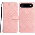 thumbnail image 1 of Flip Wallet Case for iPhone Air with Kickstand & Wrist Strap, Shockproof TPU Inner Pink, 1 of 7