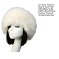 thumbnail image 7 of Women Faux Fur Headband Autumn Winter Plush Brimless No Top Soft Fluffy Hat Insulated Winter Accessory, 7 of 7