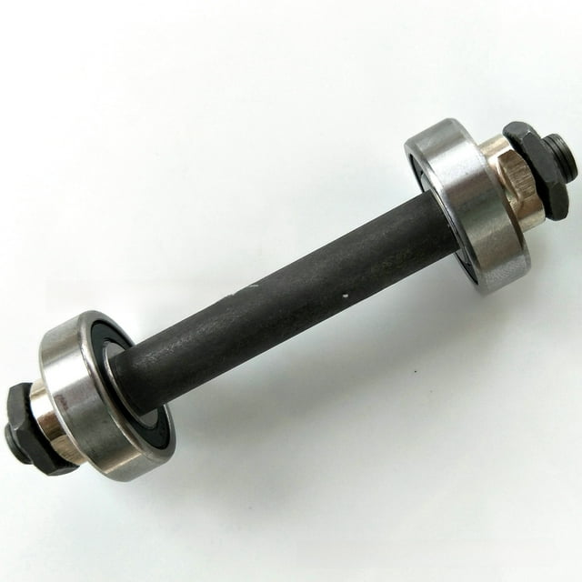 Mountain Bike Hollow Bearing Axle Set - Lightweight Durable Front Hub Axle with 2 Bearings, Essential Bicycle Replacement Part for Smooth Ride, Compatible with Multiple Bike Models (Quick Release