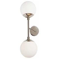Dainolite - Dayana - 2 Light Wall Sconce-Polished Chrome Finish - Dainolite