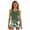 Green, variant on UngA Girls Swimsuit Two Piece Girls Tankini Swimsuit with Tropical Printed Shorts Adjustable Bathing Suit for Girls Swimwear (Black,11-12 Years)