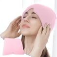 thumbnail image 1 of Linnome Cold Compress Gel Face Mask Half Head Coverage Reusable Hot Cold Therapy Pack for Headache 8.66x5.51in, 1 of 6