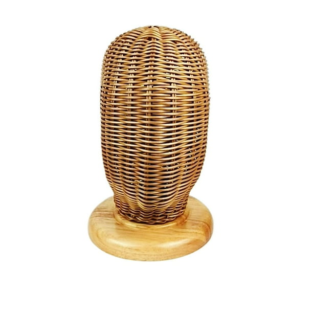 Soporte para perchero de sombreros, forma de exhibición, almacenamiento de pelucas, cabeza de maniquí para uso en tiendas y salones.
